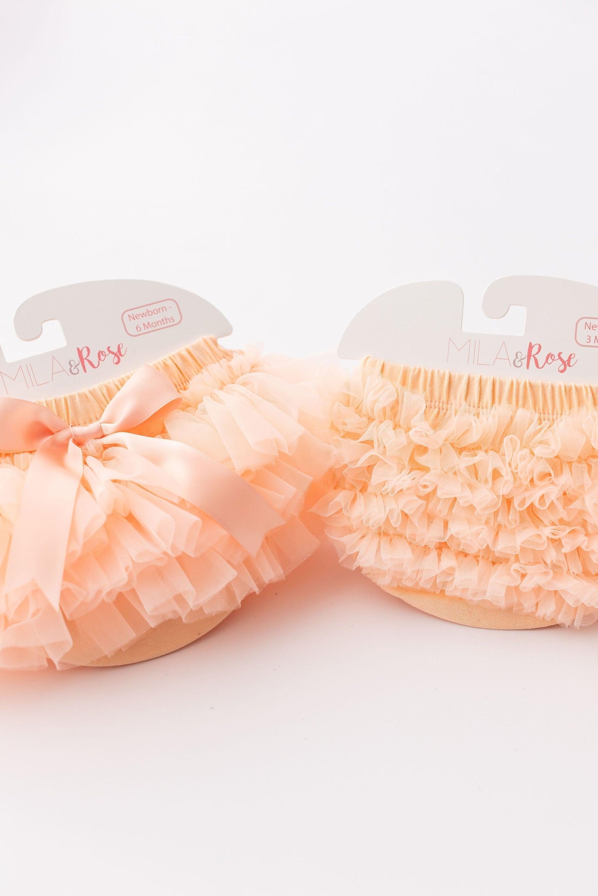 Peach Ruffle Bum Bloomer