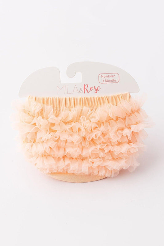 Peach Ruffle Bum Bloomer