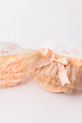 Load image into Gallery viewer, Peach & Gold Glitter Tutu Bloomer
