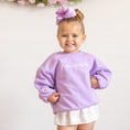 Load image into Gallery viewer, Pastel Gingham Jack-o-Lantern Crewneck Sweatshirt or Romper
