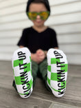 Load image into Gallery viewer, Lime Green Checker
