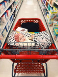 Load image into Gallery viewer, Baby Shopping Cart Hammock | Triangles
