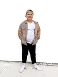 Load image into Gallery viewer, Beige + White Checker
