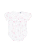 Load image into Gallery viewer, Pink Pumpkin Patch Smocked Bubble
