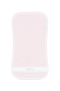 Load image into Gallery viewer, Pink Herringbone Embroidered Burp Cloth
