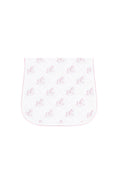 Load image into Gallery viewer, Pink Rocking Horse Burp Cloth

