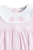 Load image into Gallery viewer, Pink Rocking Horse Embroidered Bubble LS
