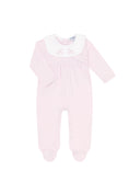 Load image into Gallery viewer, Pink Rocking Horse Embroidered Footie
