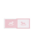 Load image into Gallery viewer, Pink Rocking Horse Knit Blanket
