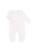 Load image into Gallery viewer, Pink Rocking Horse Romper LS
