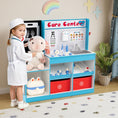 Load image into Gallery viewer, Play Doctor's Office Wood Medical Center Toy Set with Examine Region
