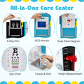 Load image into Gallery viewer, Play Doctor's Office Wood Medical Center Toy Set with Examine Region
