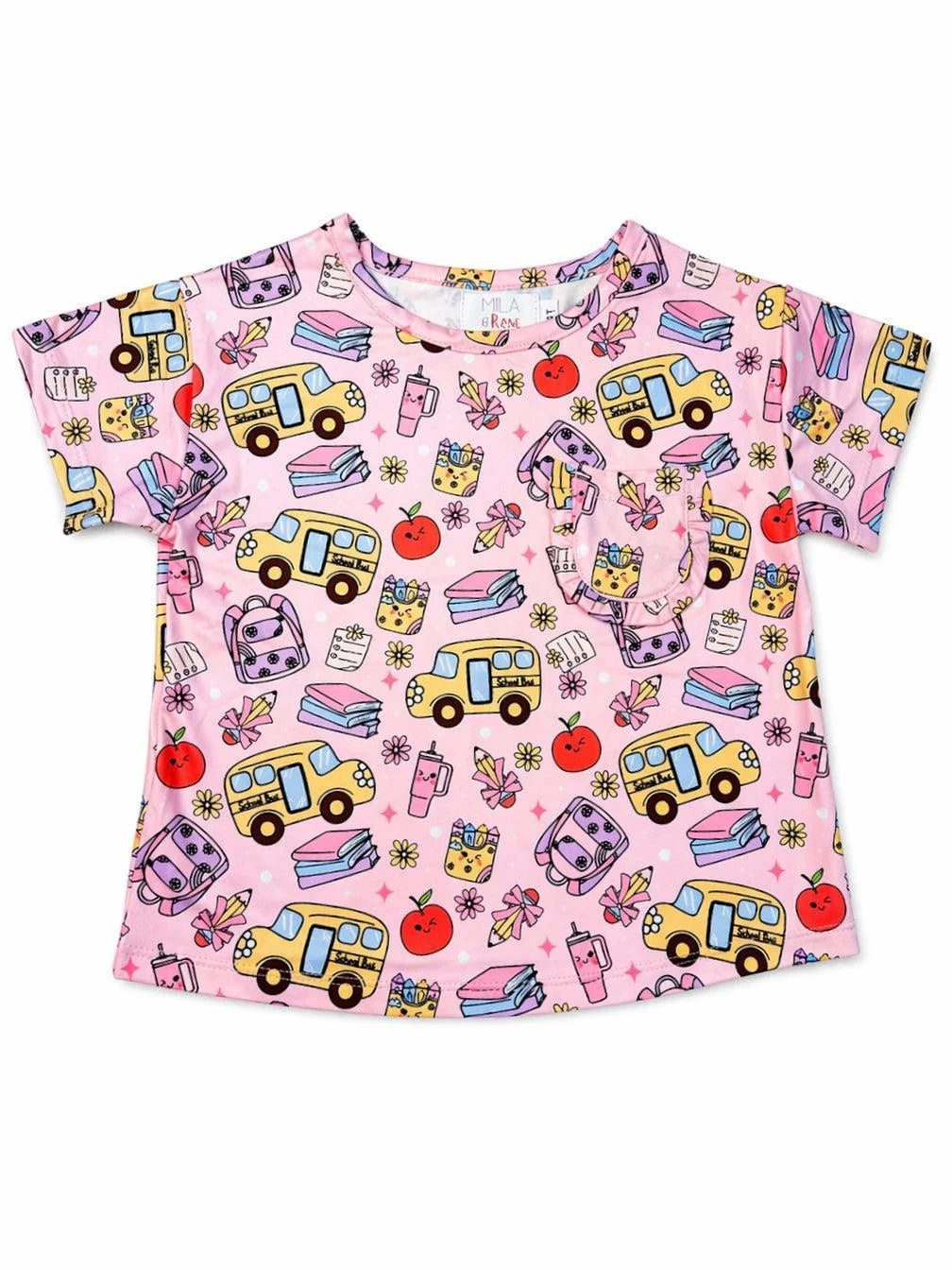 PLAYGROUND PRINCESS RUFFLE POCKET TEE