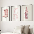 Load image into Gallery viewer, Cowgirl Boots Preppy Modern Wall Art Poster Set
