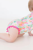 Load image into Gallery viewer, PREPPY PETALS POM POM ROMPER
