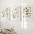 Load image into Gallery viewer, Watercolor Wildflower Floral Nursery Wall Art Set
