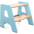 Load image into Gallery viewer, 2-Step Wooden Stool for Kids
