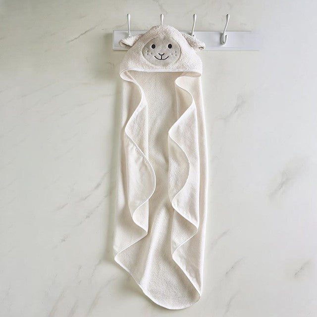 Hooded Towel - Lamb