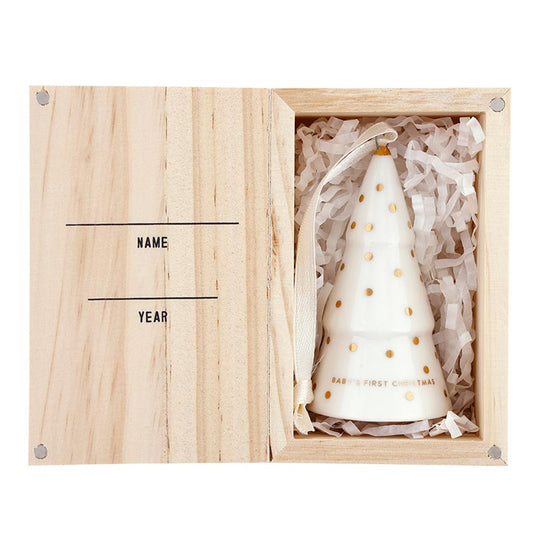 Baby's First Christmas Ornament - Christmas Tree