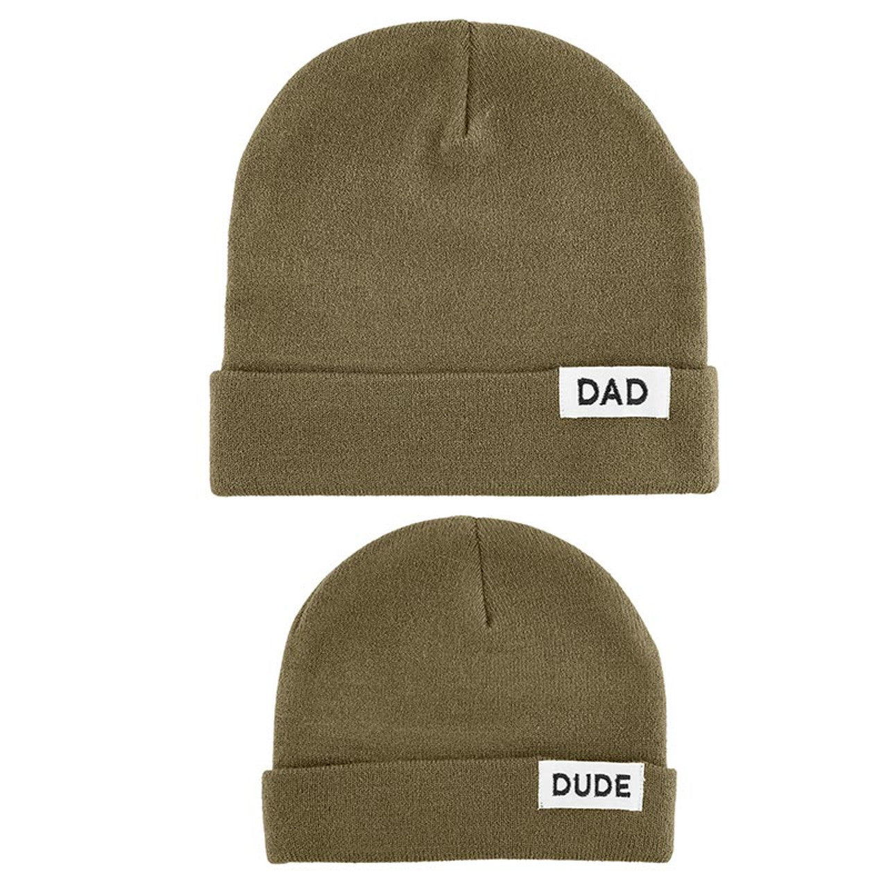 Dad + Dude Hat Set - Green