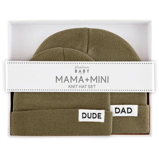 Dad + Dude Hat Set - Green