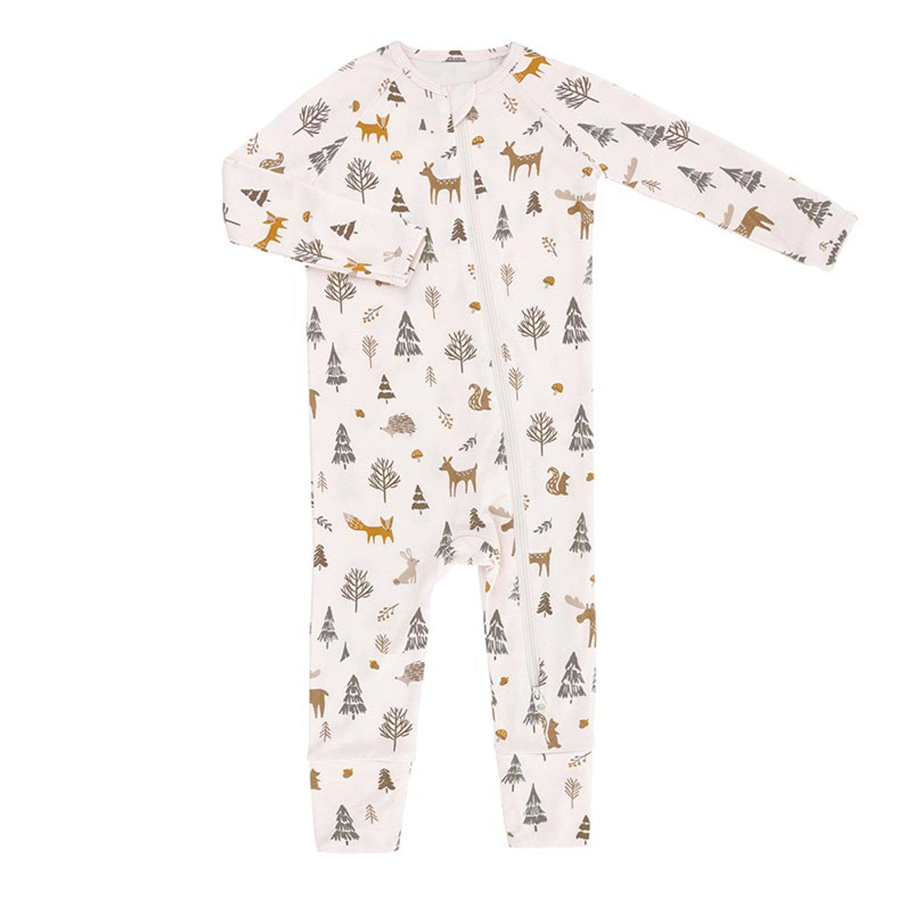 Cozy Romper - Pink Woodland