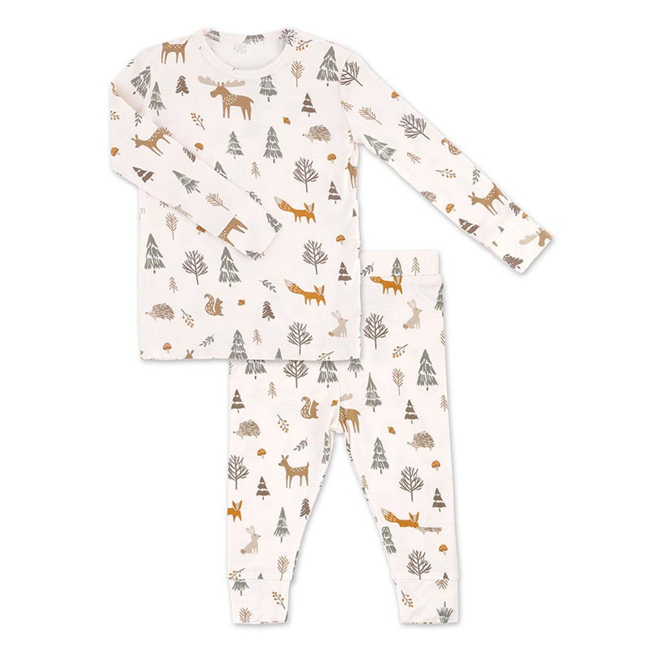 2 PC PJ Set - Pink Woodland