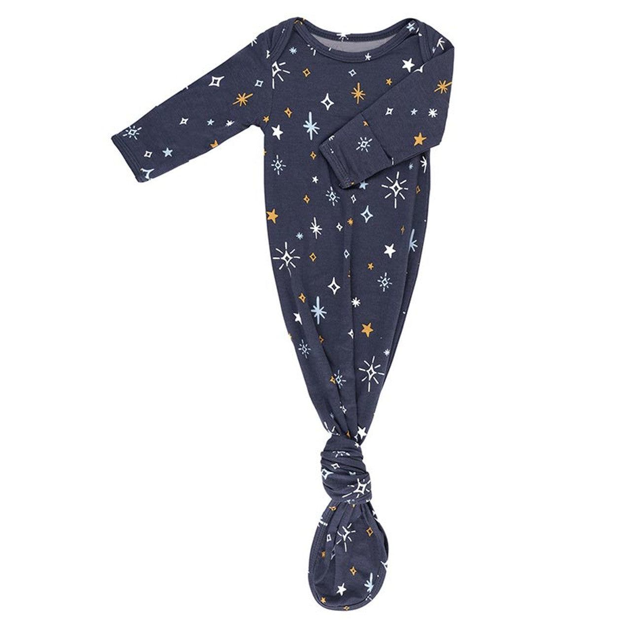 Knotted Gown - Stars 0-3mo