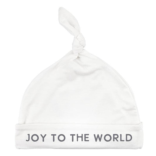 Knotted Hat - Joy to the World 0-6mo