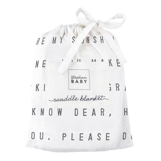 Swaddle Blanket - You Make Me Happy