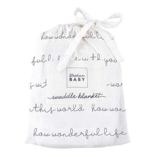 Swaddle Blanket - Wonderful Life