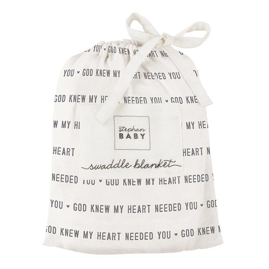 Swaddle Blanket - God Knew My Heart