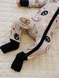 Load image into Gallery viewer, Bamboo Zip Romper | Latte Rad Vibes
