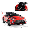 Load image into Gallery viewer, 12V Kids Ride-On Car Mercedes-AMG GT3 Licensed with Adjustable Speed
