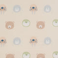 Load image into Gallery viewer, Sealy Pouf - Beige Animal Faces
