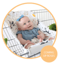 Load image into Gallery viewer, Baby Shopping Cart Hammock | Coming Up Roses Beautiful Floral Print
