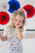 Load image into Gallery viewer, Red White & Bows 2pc Bamboo Pajamas
