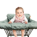 Load image into Gallery viewer, Baby Shopping Cart Cover | Sage Leaves

