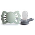 Load image into Gallery viewer, FRIGG Lucky Symmetrical Silicone Pacifier 2-Pack (0-6 Months)
