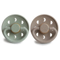 Load image into Gallery viewer, FRIGG Moon Natural Rubber Pacifier 2-Pack
