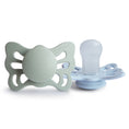 Load image into Gallery viewer, FRIGG Butterfly Anatomical Silicone Pacifier 2-Pack (0-6 Months)
