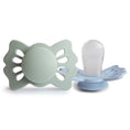 Load image into Gallery viewer, FRIGG Lucky Symmetrical Silicone Pacifier 2-Pack (0-6 Months)
