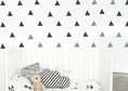 Load image into Gallery viewer, Abstract Equilateral Triangles - Fabric Nursery Wall Art Decals
