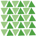 Load image into Gallery viewer, Abstract Equilateral Triangles - Fabric Nursery Wall Art Decals
