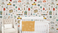 Load image into Gallery viewer, "Around The World" - Nursery Wall Decor Wallpapers
