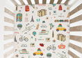 Load image into Gallery viewer, "Around The World" - Minky / Jersey Crib Sheets
