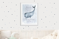 Load image into Gallery viewer, "Just Count All the Fish in the Sea" - Baby Ocean Whale Set - Luster Paper Nursery Wall Art Prints
