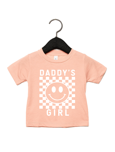 Daddy's Girl Checkered Tee