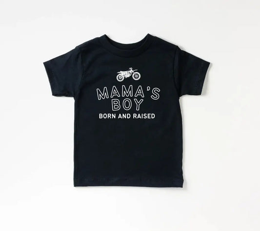 Mama's Boy Born & Raised Tee