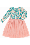 Load image into Gallery viewer, Bamboo Tulle Dress - Juniper
